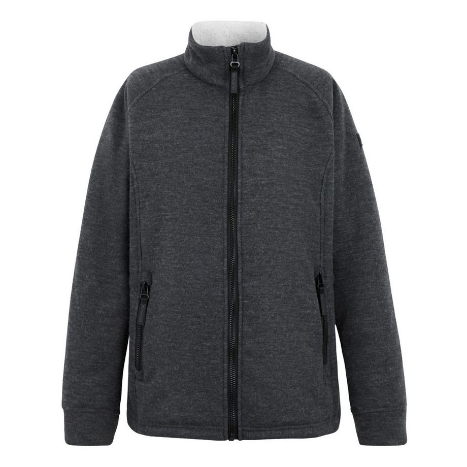 Emilde Fleecejacke, Durchgehender Reißverschluss