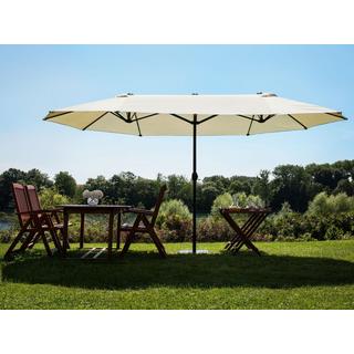 Beliani Parasol de jardin en Tissu SIBILLA  