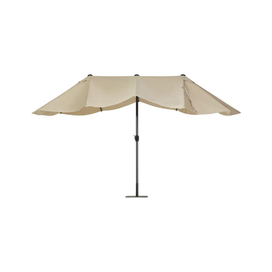 Beliani Sonnenschirm aus Stoff SIBILLA  