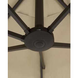 Beliani Parasol de jardin en Tissu SIBILLA  