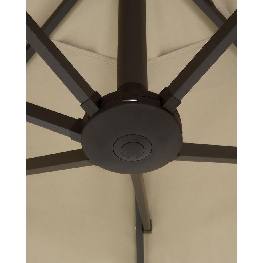 Beliani Sonnenschirm aus Stoff SIBILLA  