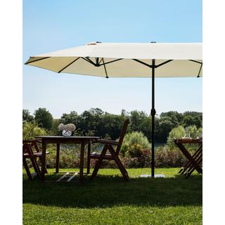 Beliani Parasol de jardin en Tissu SIBILLA  