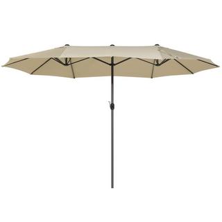 Beliani Parasol de jardin en Tissu SIBILLA  