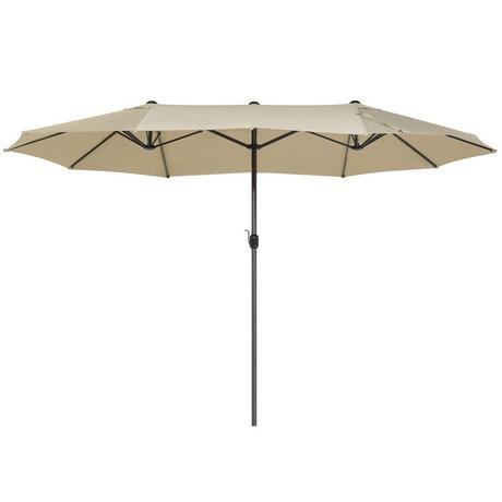 Beliani Parasol de jardin en Tissu SIBILLA  