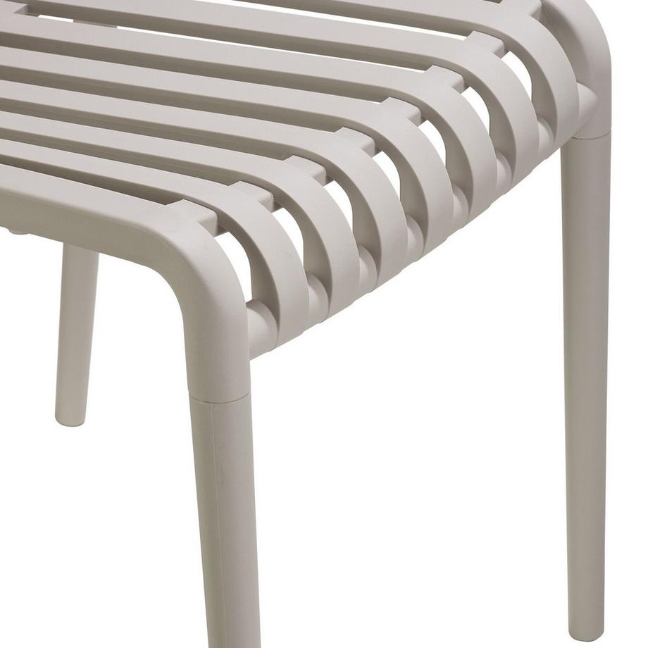Tectake Sedie da giardino Alcudia Resistenti alle intemperie e ai raggi UV  