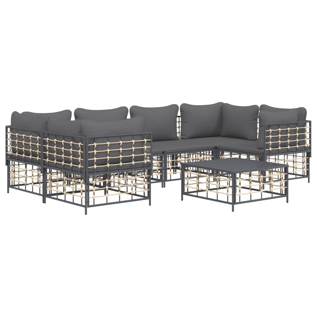 VidaXL Garten lounge set poly-rattan  