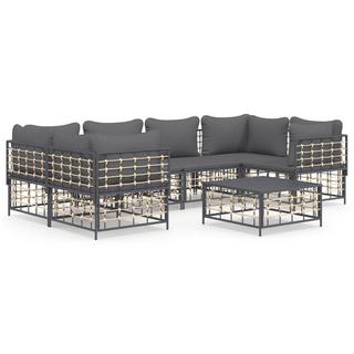 VidaXL Garten lounge set poly-rattan  