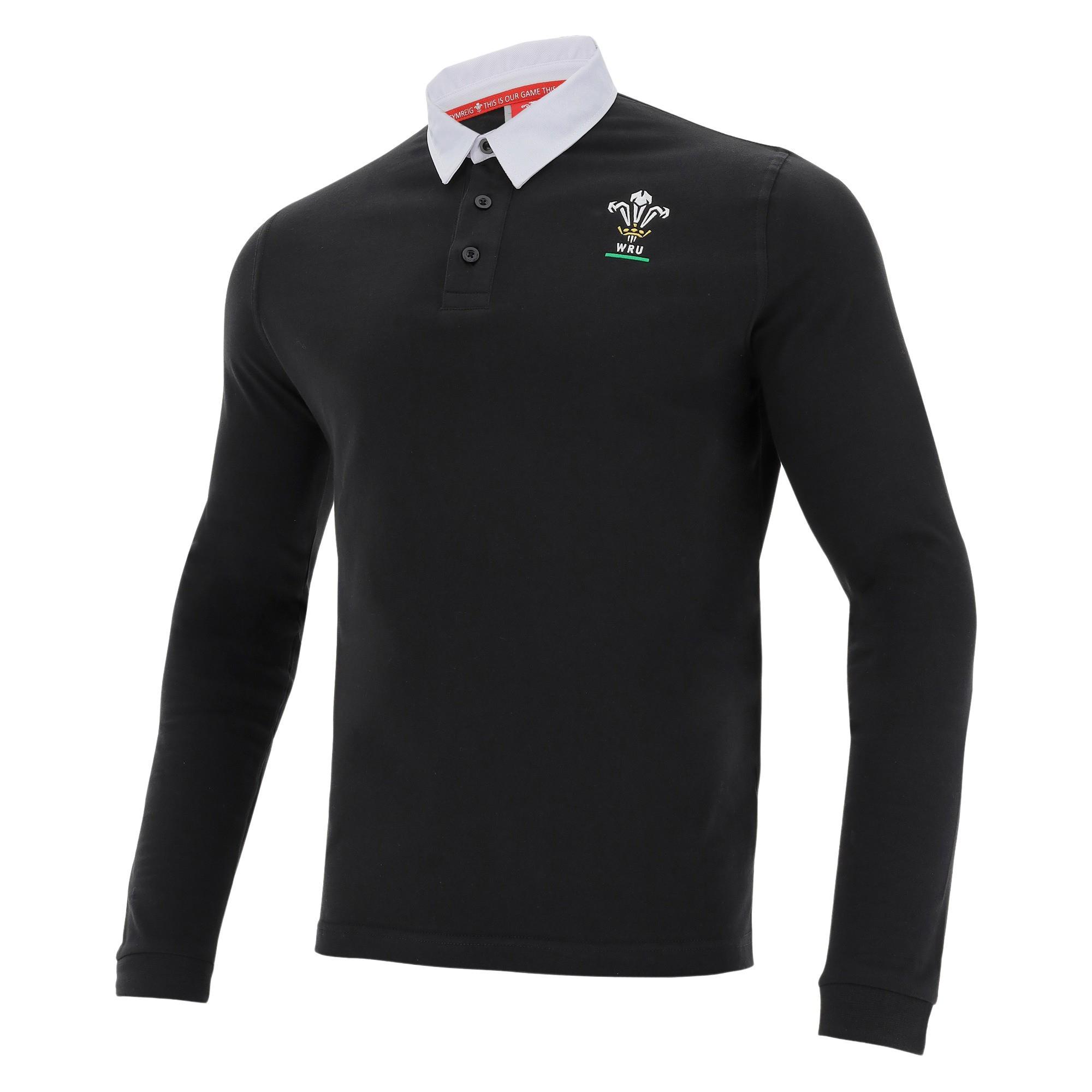 macron  polo coton pays de galles rugby 2020/21 