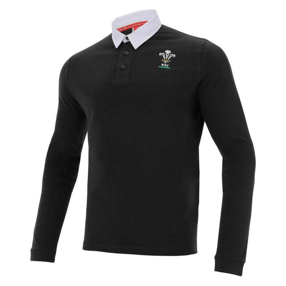 poloshirt aus baumwolle pays de galles rugby 2020/21
