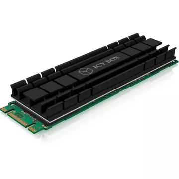 ICY BOX IB-M2HS-701 Solid-State-Laufwerk KühlkörperRadiator Schwarz 1 Stück(e)