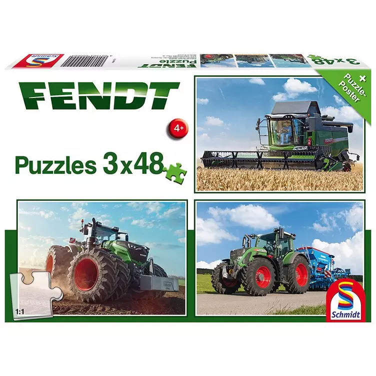 Schmidt Puzzle Fendt 1050 Vario / 724 Vario / 6275L (3x48)online kaufen MANOR