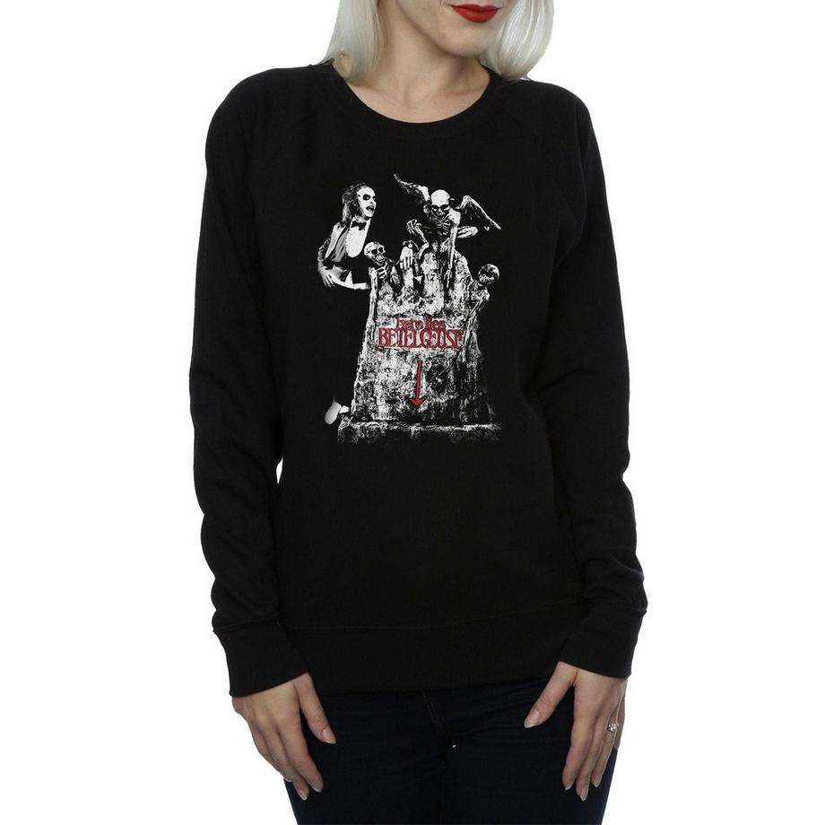 Beetlejuice Sweatshirt Imprimé Cimetière  