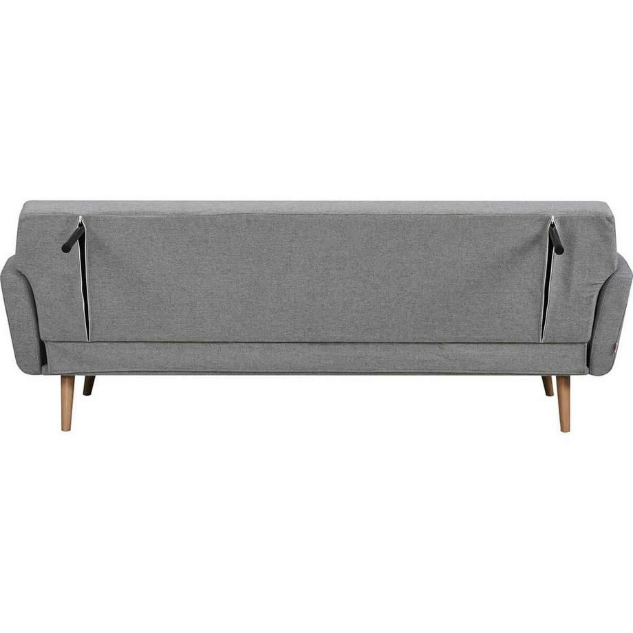 mutoni Canapé-lit structure 212x85 gris clair  