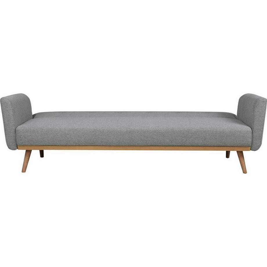 mutoni Canapé-lit structure 212x85 gris clair  