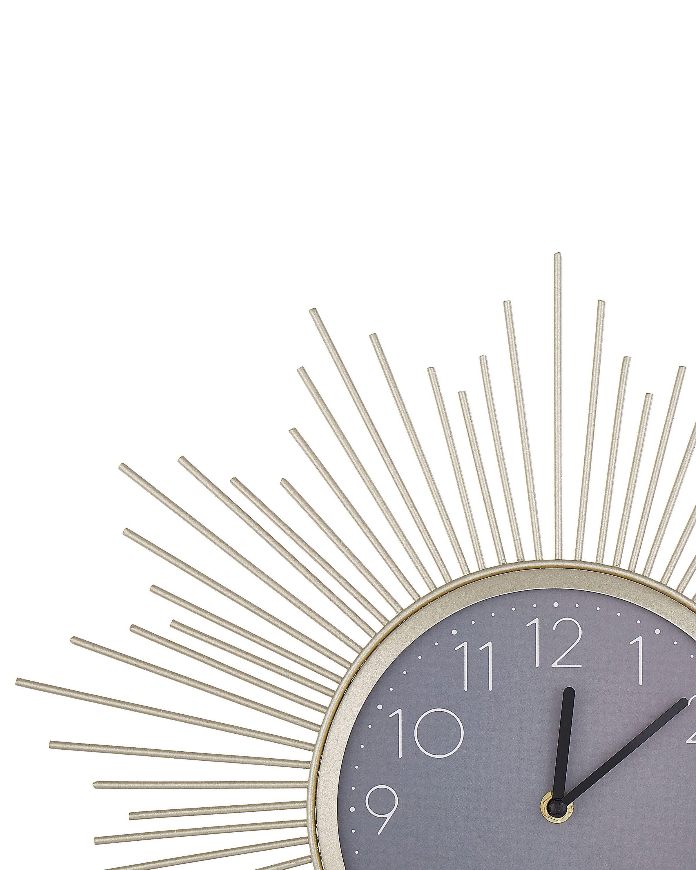 Beliani Horloge murale en Métal Industriel SOLURA  