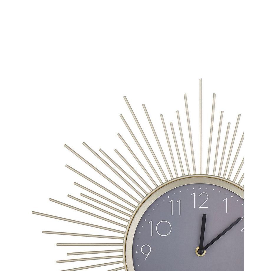 Beliani Horloge murale en Métal Industriel SOLURA  