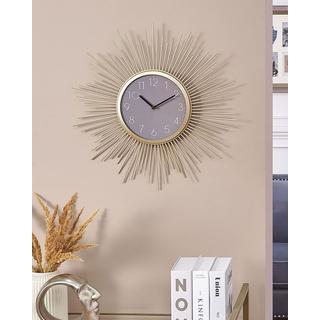 Beliani Horloge murale en Métal Industriel SOLURA  