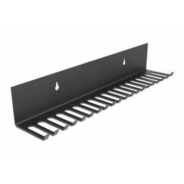 CABLE HOLDER 318 X 65 MM FOR WALL MOUNTING BLACK