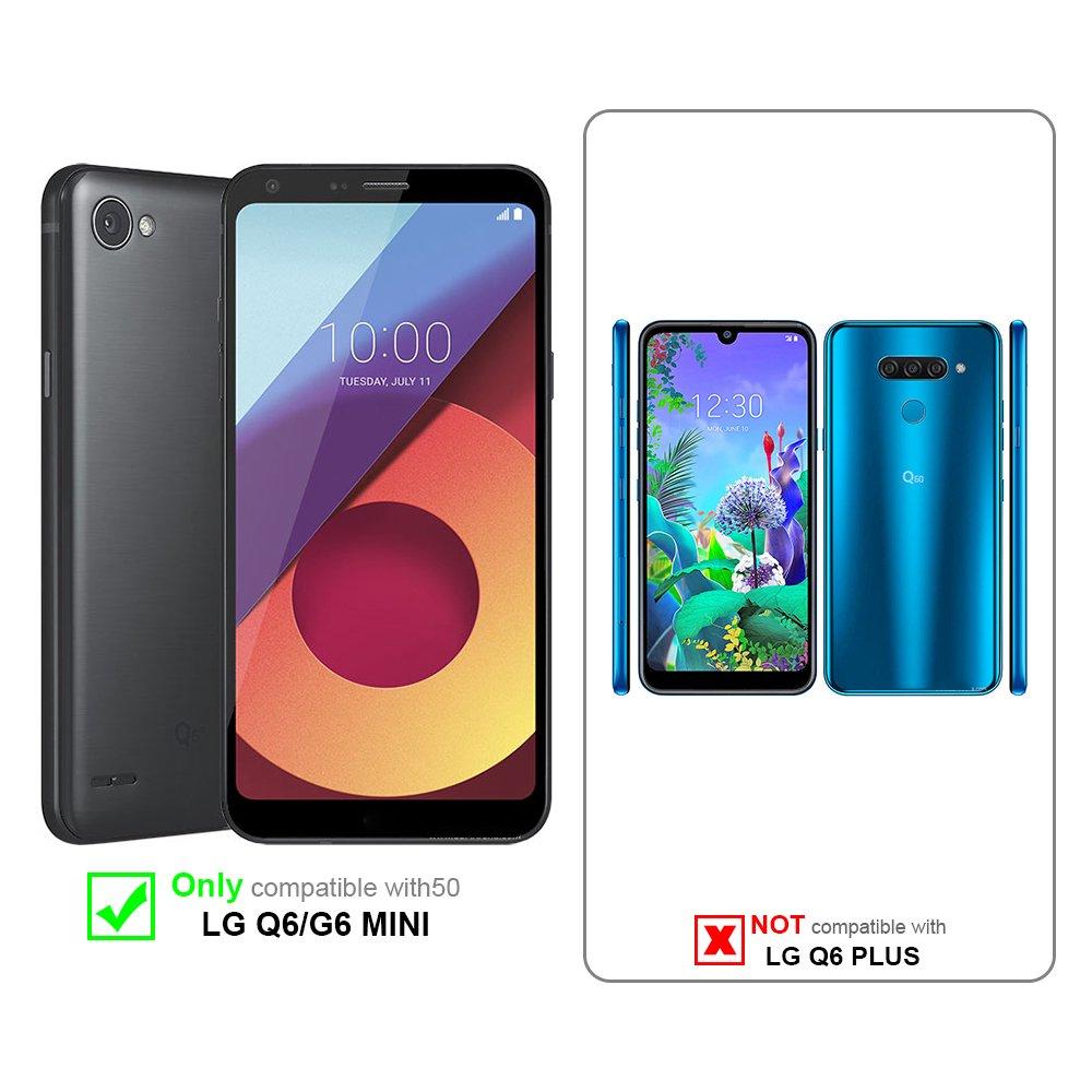 Cadorabo  Housse compatible avec LG Q6 / G6 MINI - Coque de protection avec fermeture magnétique, fonction de support et compartiment pour carte 