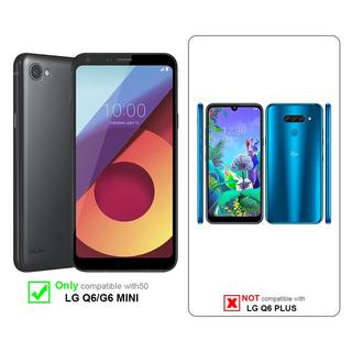 Cadorabo  Housse compatible avec LG Q6 / G6 MINI - Coque de protection avec fermeture magnétique, fonction de support et compartiment pour carte 