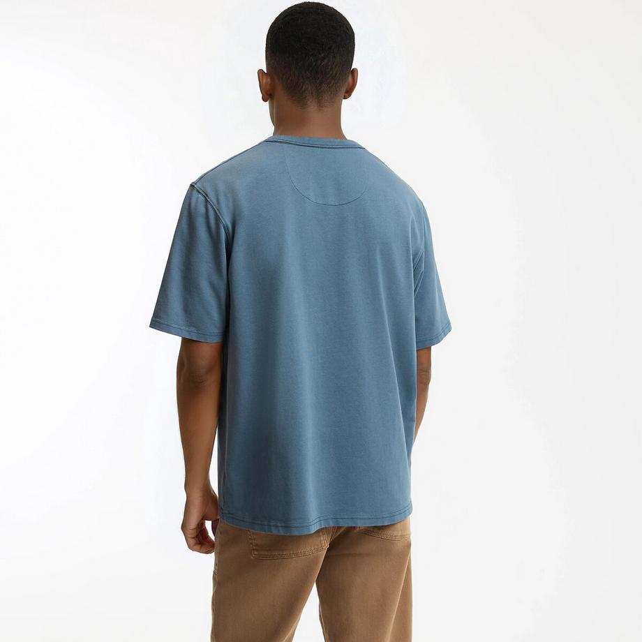 La Redoute Collections T-Shirt aus Baumwolle mit Rundhalsausschnitt und kurzen Ärmeln  