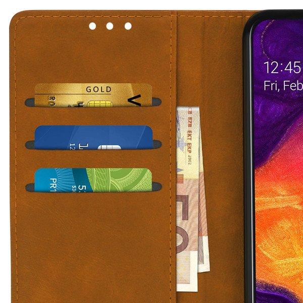 Avizar  Kunstleder 60s Cover Galaxy A50 Kupfer 