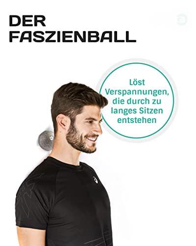 Alopini  Faszien Starter Set 5-teilig, Faszienrollen/Faszienbälle für Verspannungen & Verklebungen 