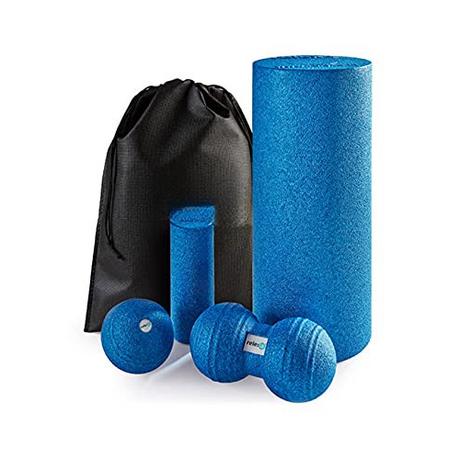 Alopini  Faszien Starter Set 5-teilig, Faszienrollen/Faszienbälle für Verspannungen & Verklebungen 