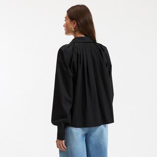 La Redoute Collections Lockeres Baumwoll Langarmhemd  