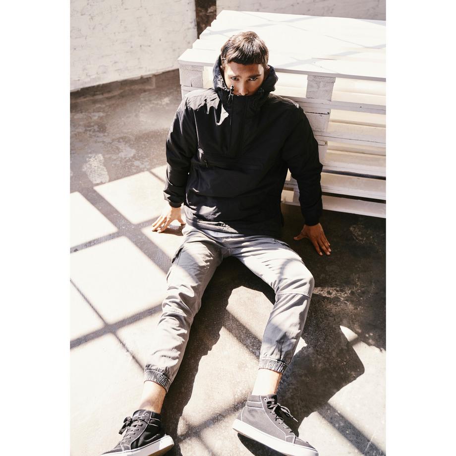 pantaloni cargo in twill urban classic in vita