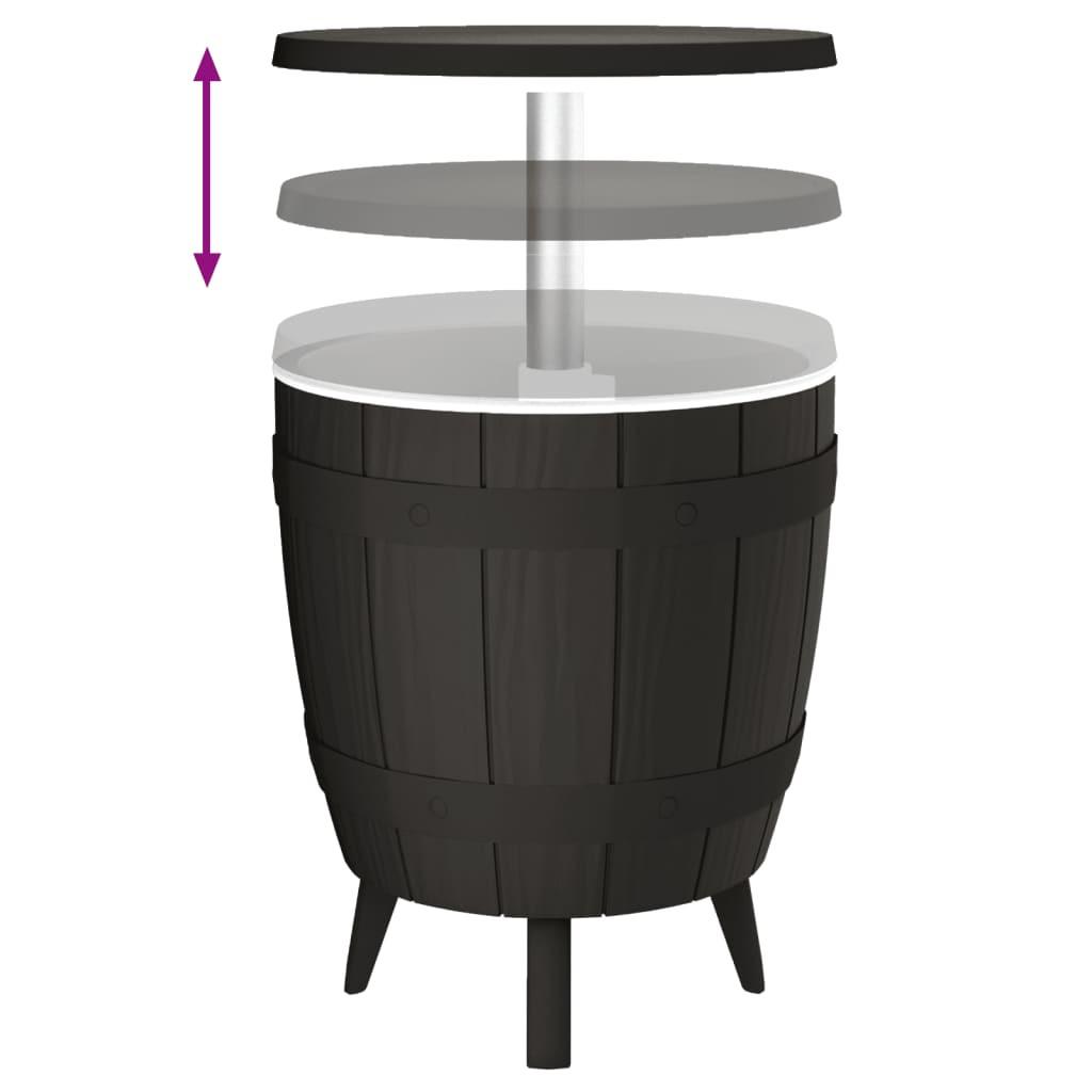 VidaXL Tisch mit eiskühler polypropylen  