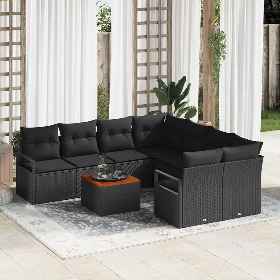 VidaXL Modulare sofagarnitur poly-rattan  