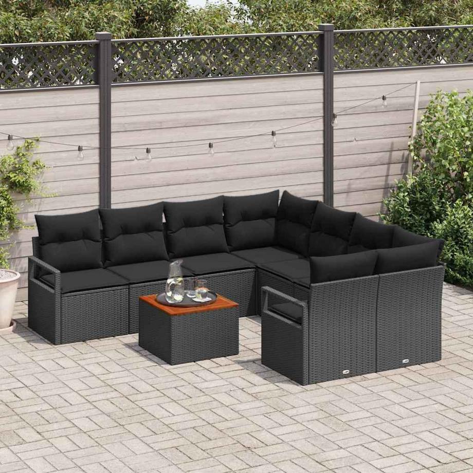 VidaXL Modulare sofagarnitur poly-rattan  