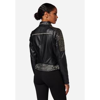 RICANO  Lederjacke Studd, Bikerjacke mit Nieten 