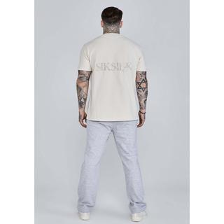 Sik Silk Filigree T-Shirt Oversized Maniche Corte  