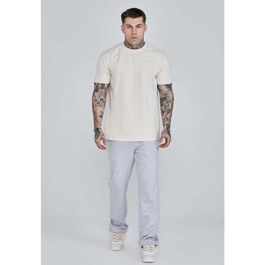Sik Silk Filigree Oversized Kurzarm T-Shirt  