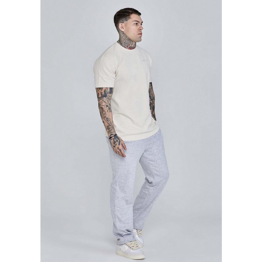 Sik Silk Filigree Oversized Kurzarm T-Shirt  