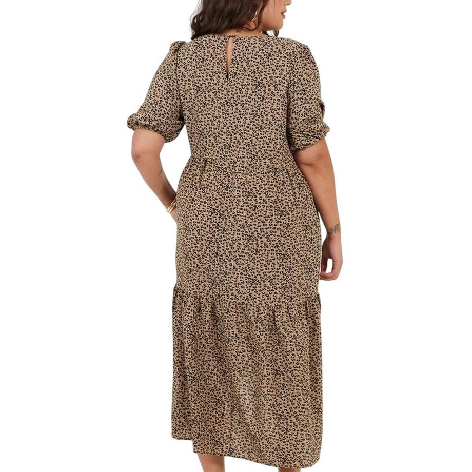 Brave Soul Robe Milongue Manches Courtes Motiftyle À Étages  