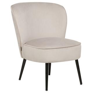 Beliani Fauteuil en Velours Moderne VOSS  