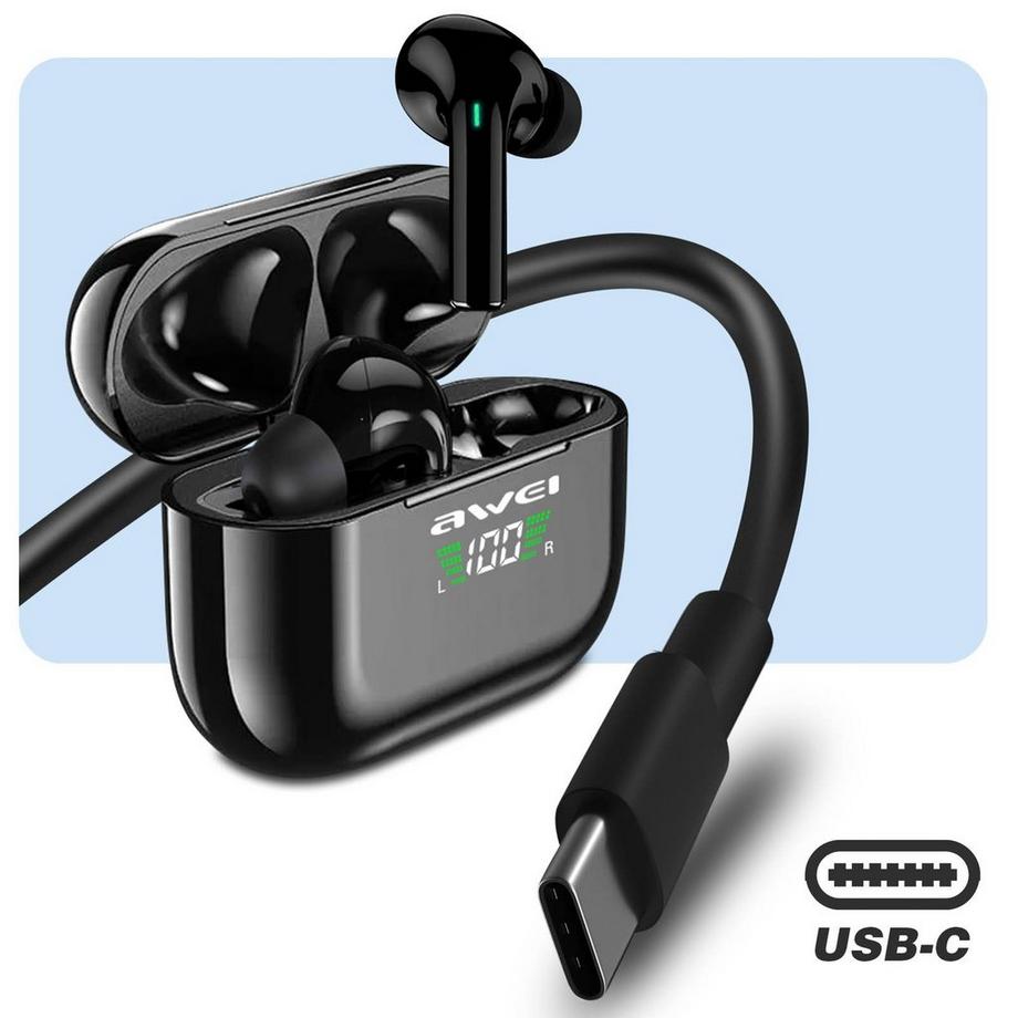 Avizar  Bluetooth Gaming-Kopfhörer Awei Weiß 