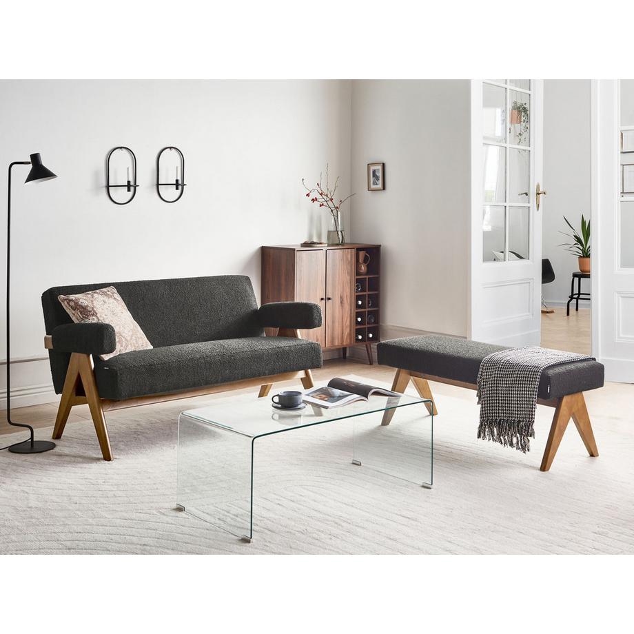 Beliani Wohnzimmer Set aus Bouclé  TAMRE  