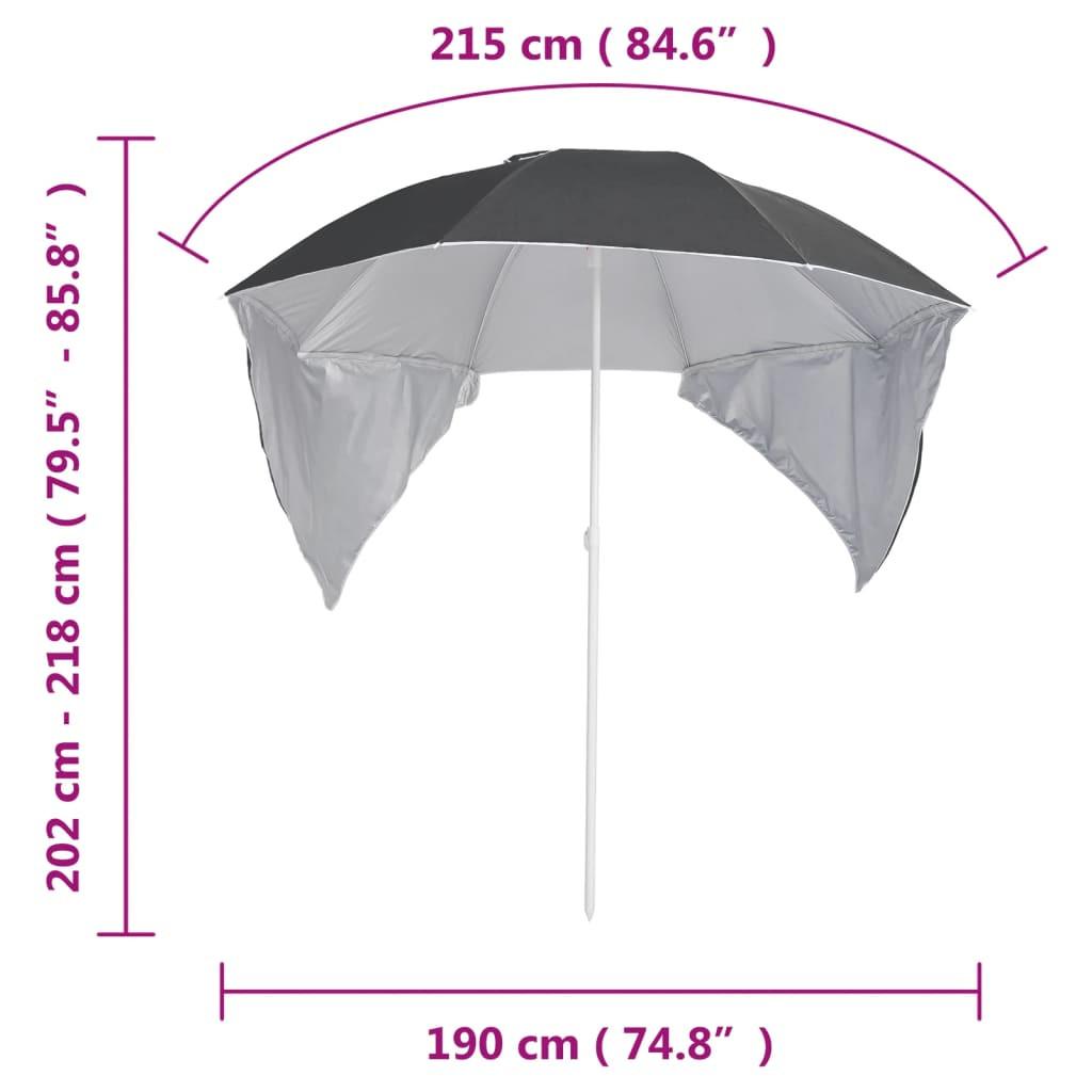 VidaXL Parasol de plage  