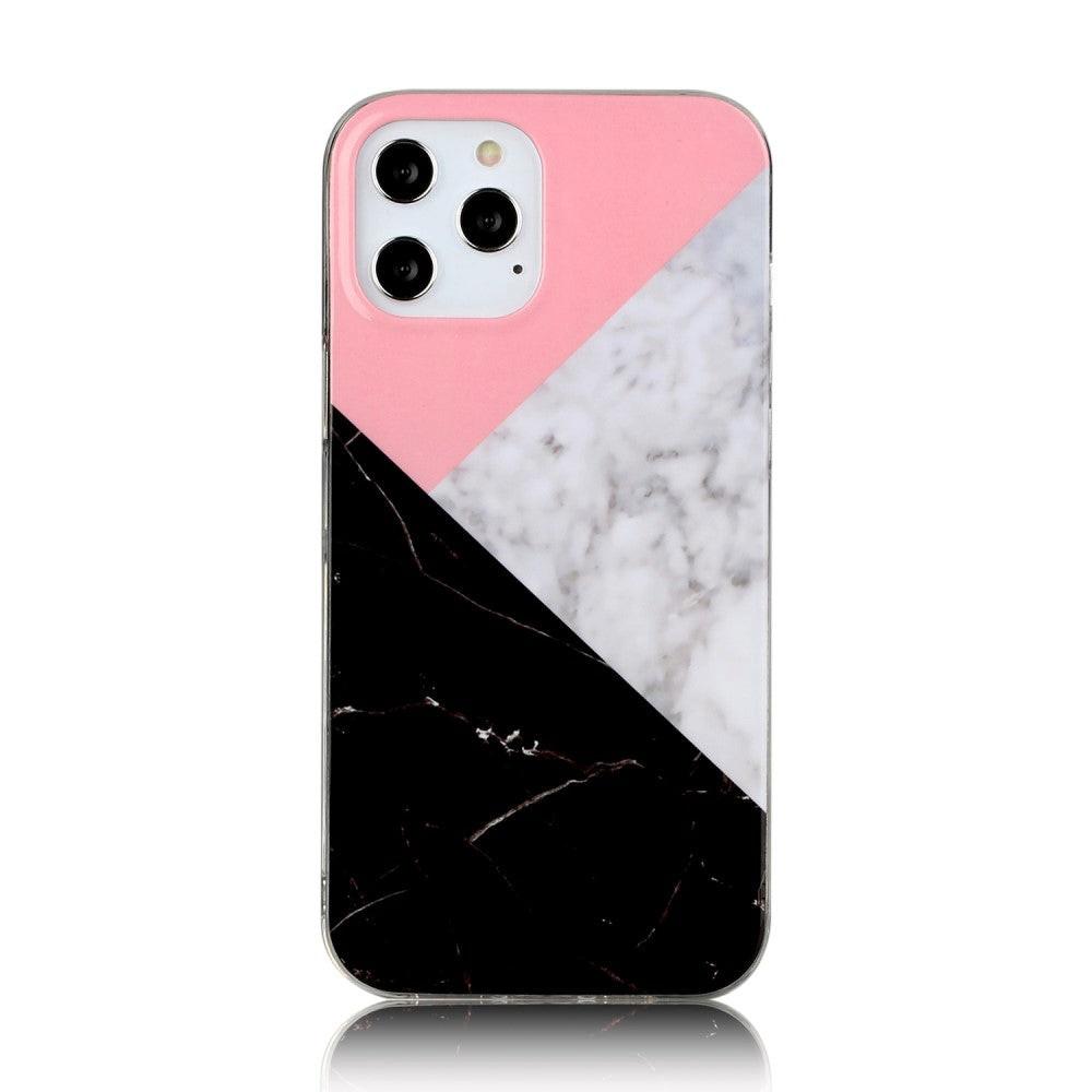 Cover-Discount  iPhone 12 / 12 Pro - Silikon Case Marble 