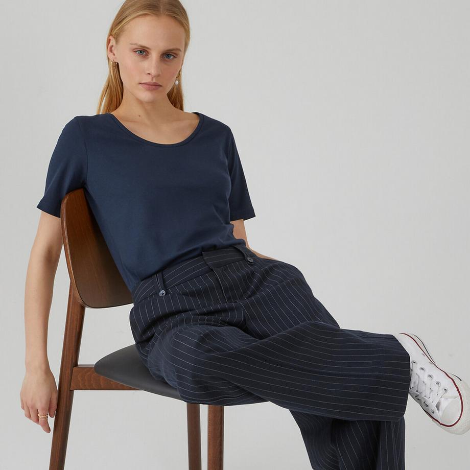 La Redoute Collections Rundhals Kurzarm T-Shirt  