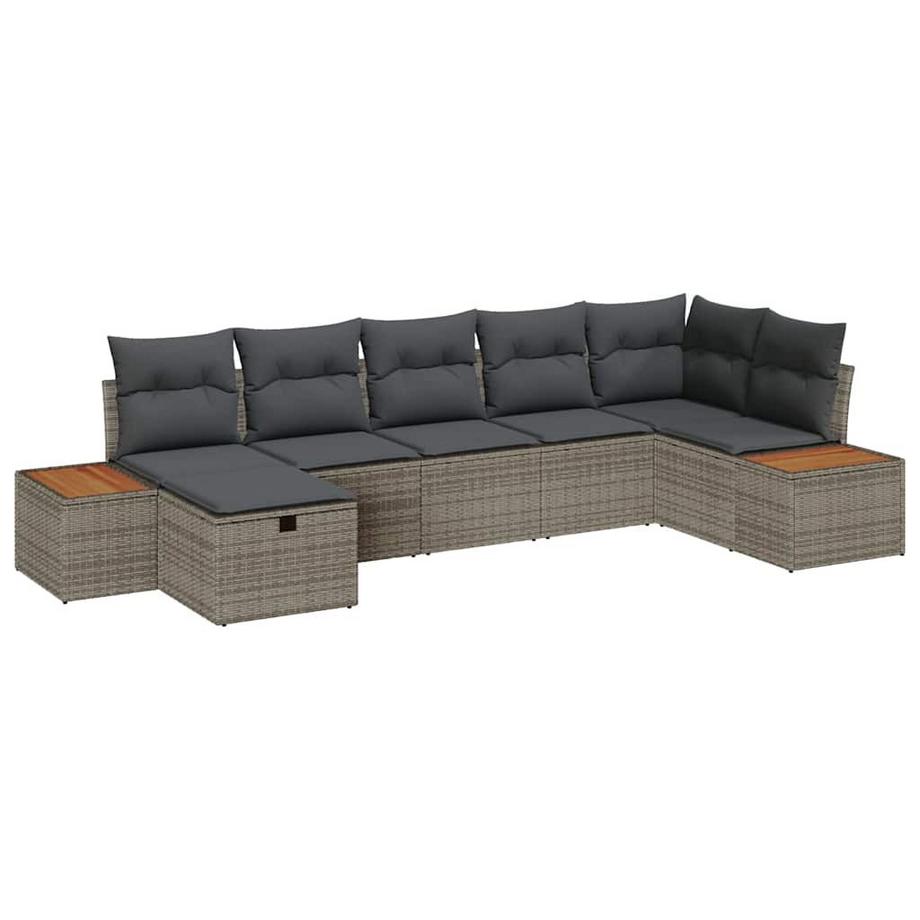 Mobilier de jardin poly rattan