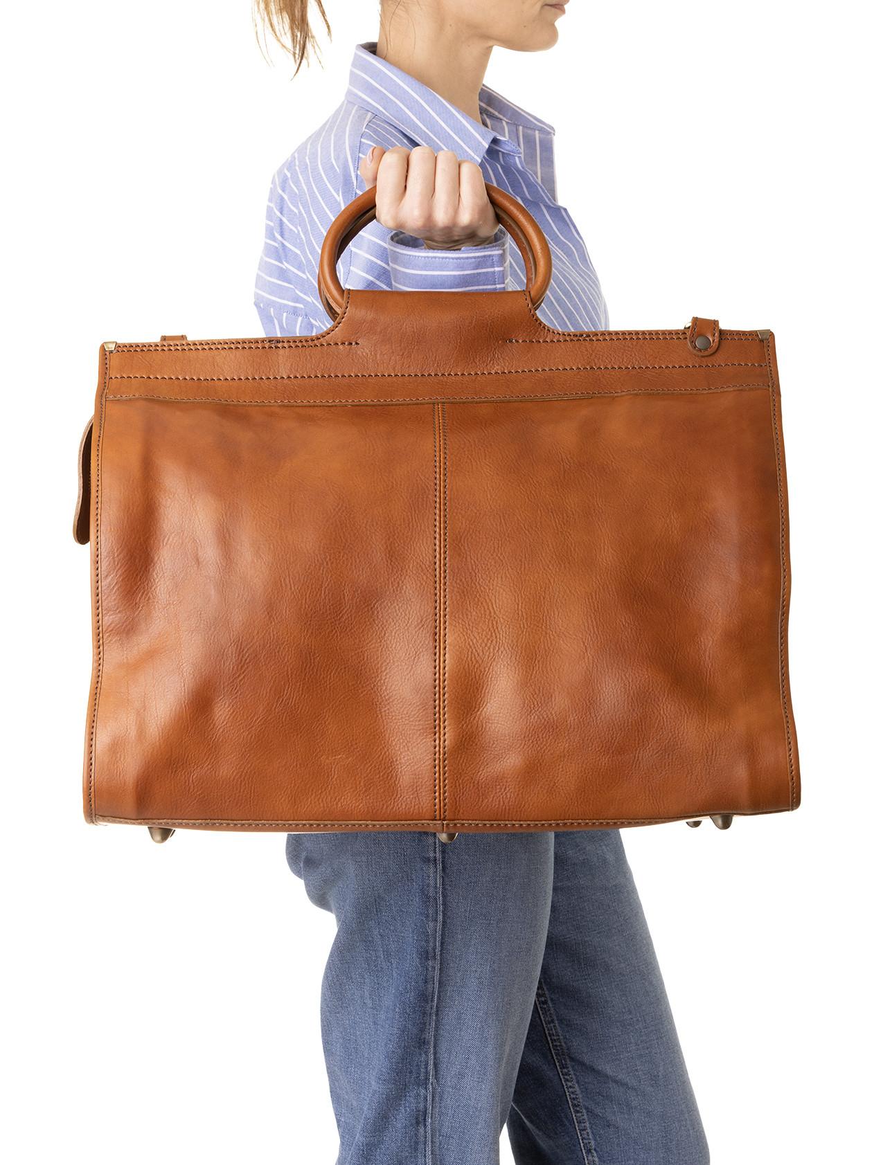 Viola Castellani Leder Reisetasche  