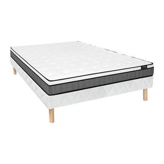 DREAMEA Ensemble sommier + matelas à  ressorts ensachés mémoire de forme  ARIOSSE de DREAMEA  