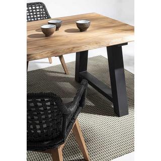 mutoni Table de jardin Rolland 240x100 anthracite  