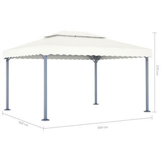 VidaXL gazebo Tessuto  