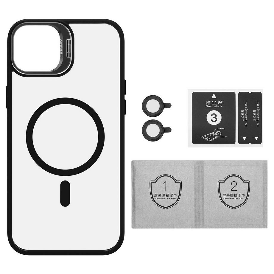 Cadorabo  Custodia per iPhone 15 compatibile Magsafe protezione dell'obiettivo fotocamera 